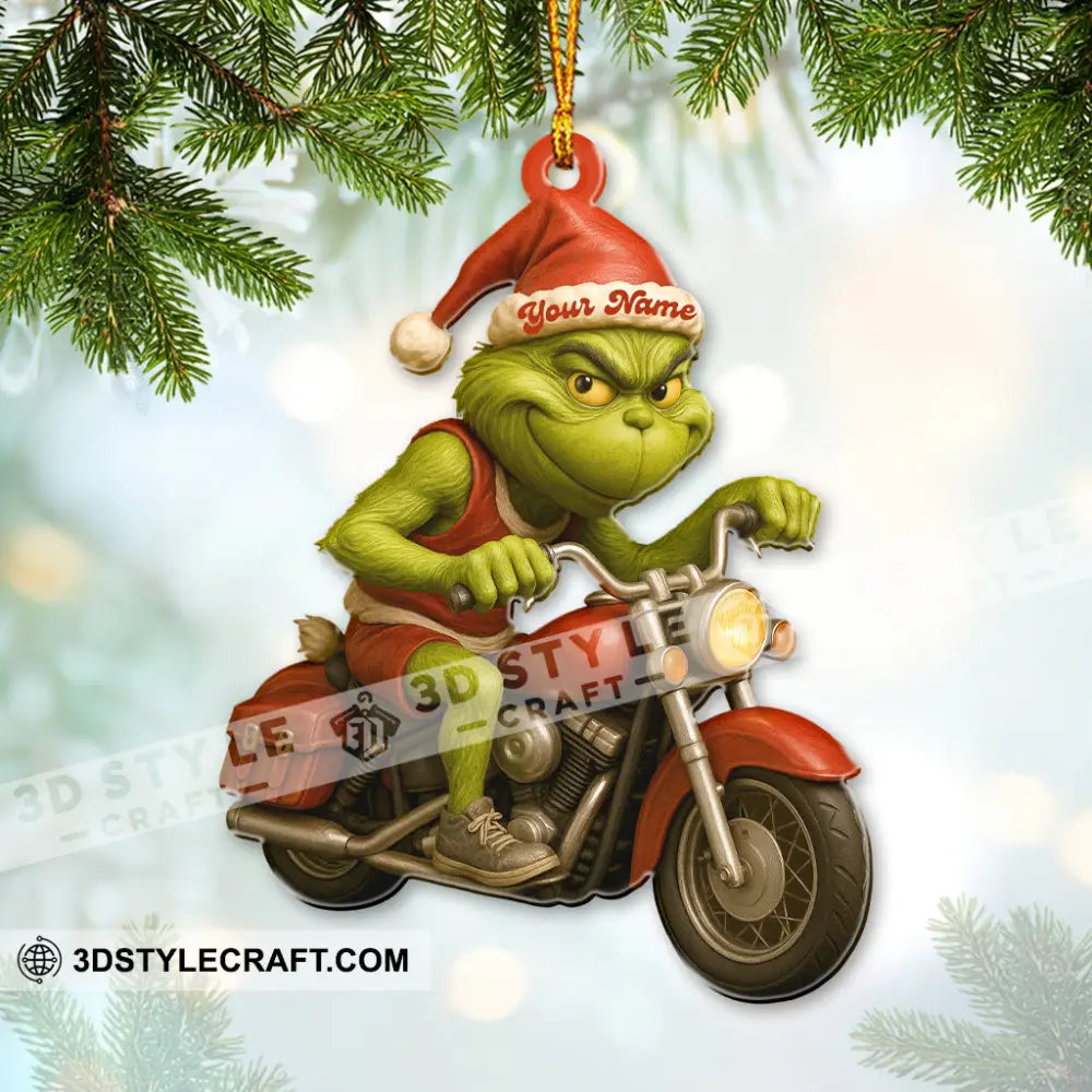 Racing ELF Home Decor Christmas Ornament Personalized Ornament Ornament