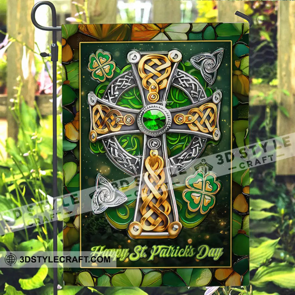 St.Patrick’s Day Flag Garden Flag 12x18 inch / 30x45 Cm / Packing: Only Flag Flag