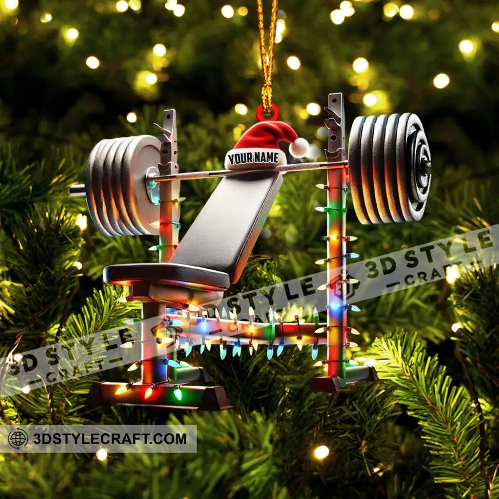 Stronger Home Decor Christmas Ornament Personalized