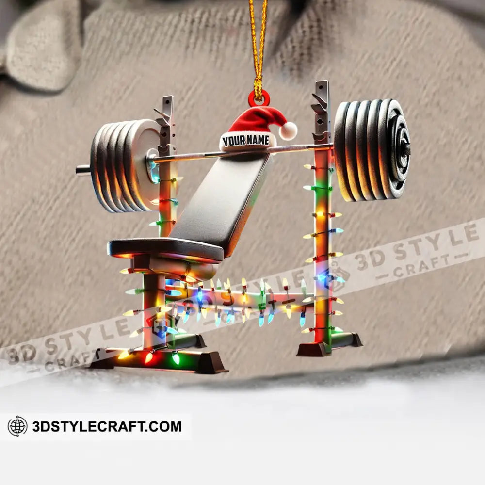 Stronger Home Decor Christmas Ornament Personalized