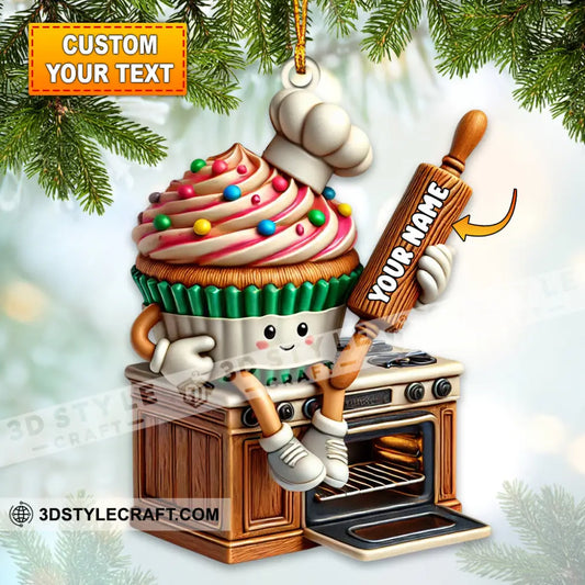 Sweet Bakery Home Decor Christmas Ornament Personalized 3.54’’ / 1