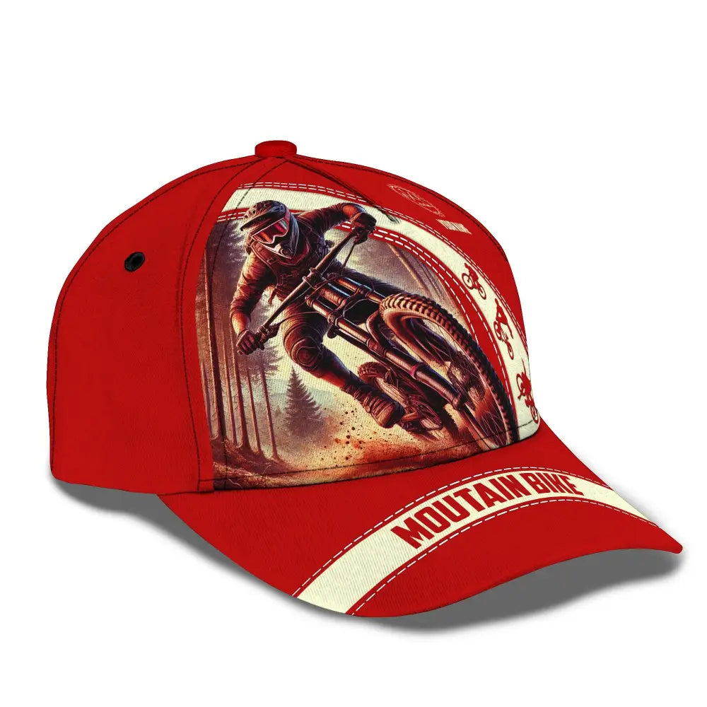 Unisex Cap Custom Name Mountain Bike Hat