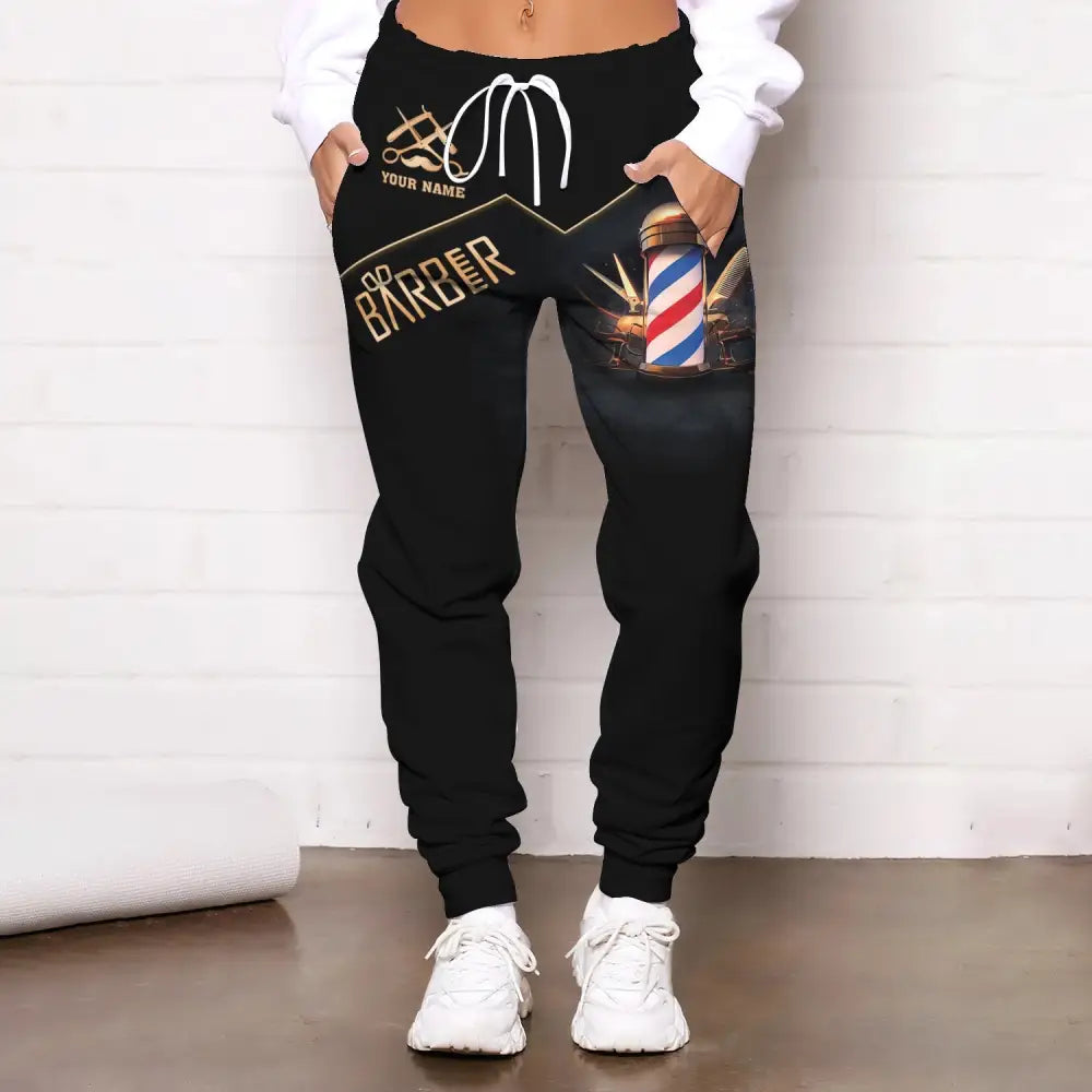 Unisex Clothing Barber Jogger Sportwear Pant For Men And Women Pants