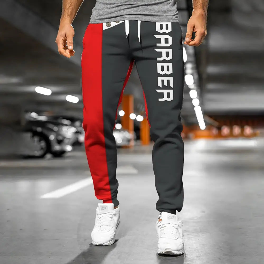 Unisex Clothing Barber Jogger Sportwear Pant For Men And Women Pants