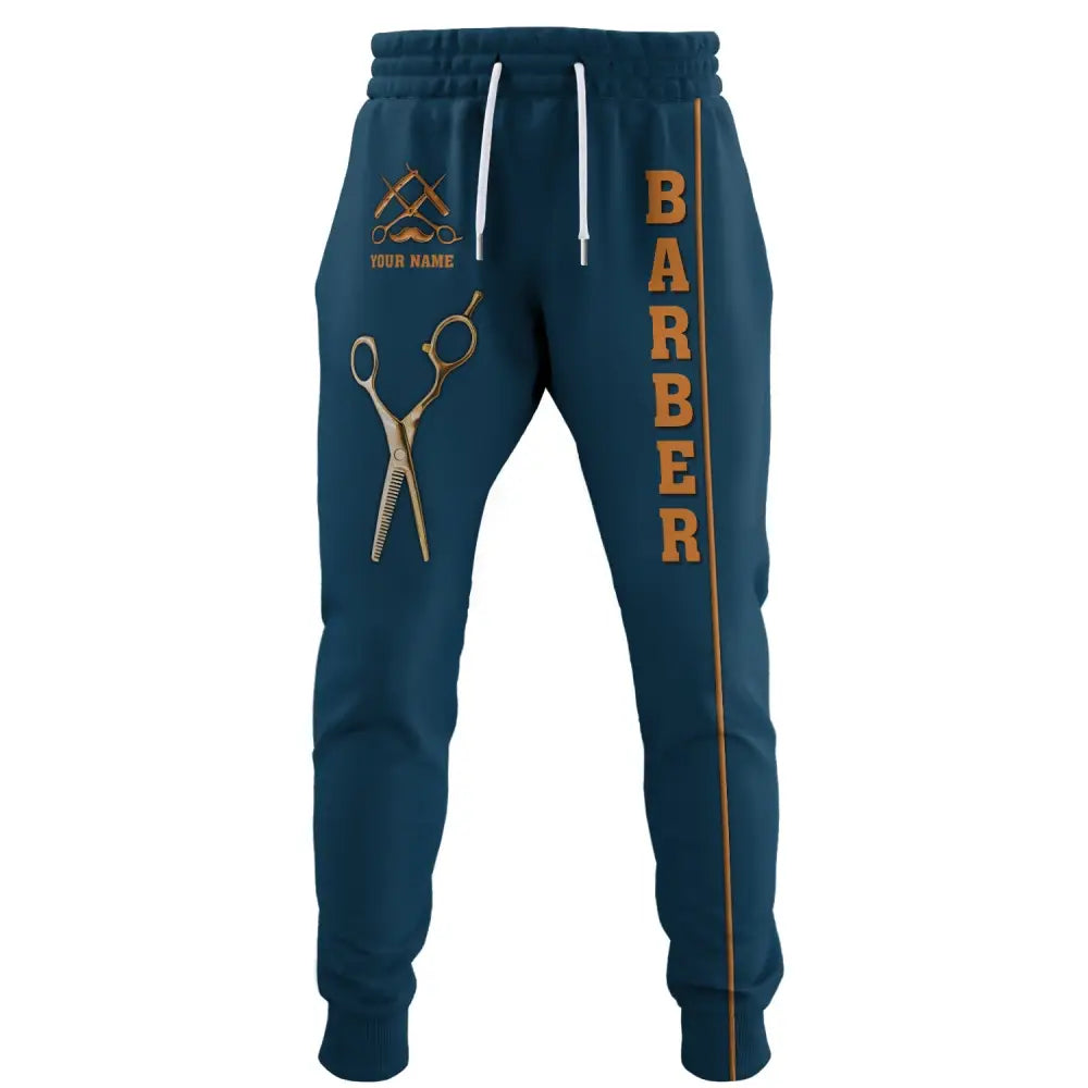 Unisex Clothing Custom Barber Jogger Sportwear Pants For Men And Women