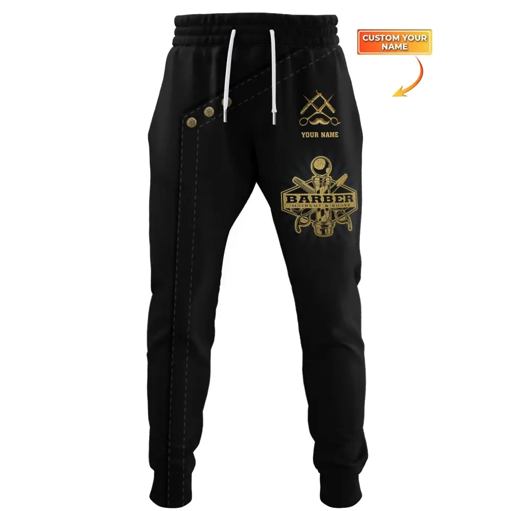 Unisex Clothing Custom Barber Jogger Sportwear Pants For Men And Women