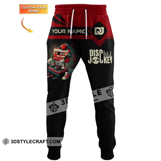 Unisex Clothing Custom Disc Jockey Jogger Pants Gift For Dj