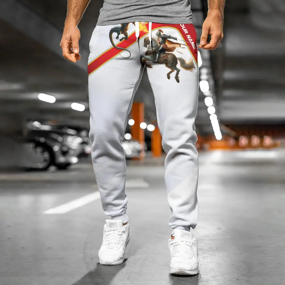 Unisex Clothing Custom England Jogger English Pants Knight
