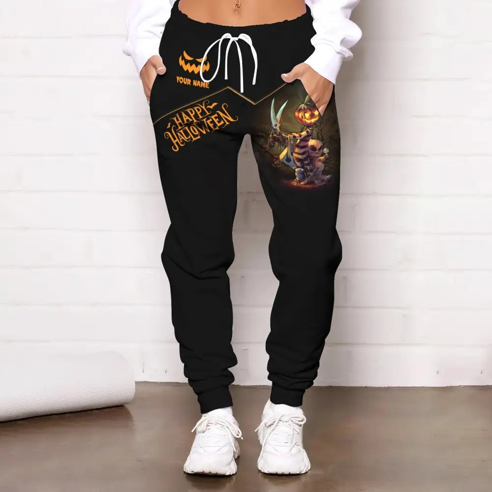 Unisex Clothing Custom Halloween Jogger Happy Pants For