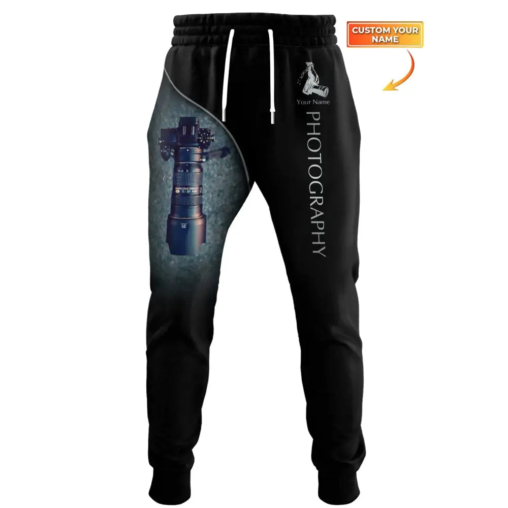 Unisex Clothing Custom Photography Jogger Pants Gift For Photographers