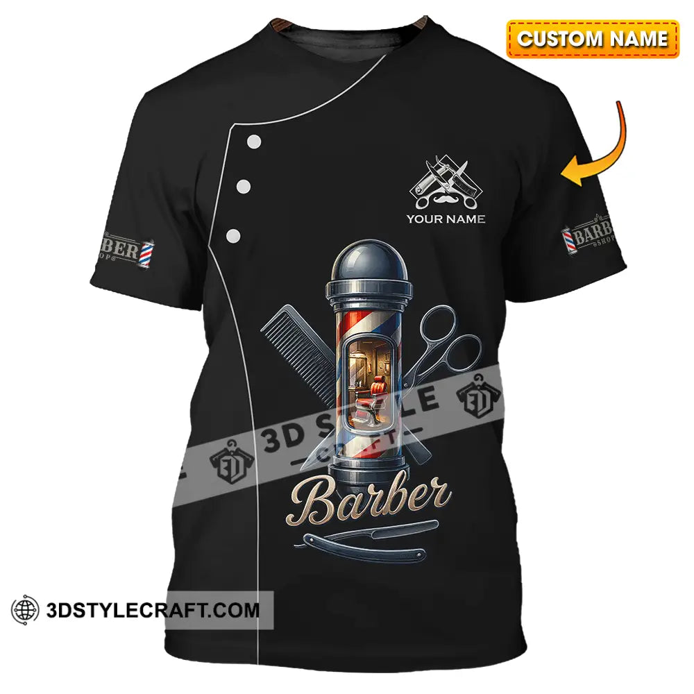 Unisex Shirt Custom Barber Shirt T shirt