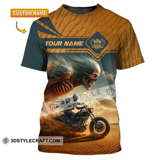 Unisex Shirt - Custom Born To Ride Riding Lover Shirt T-shirt