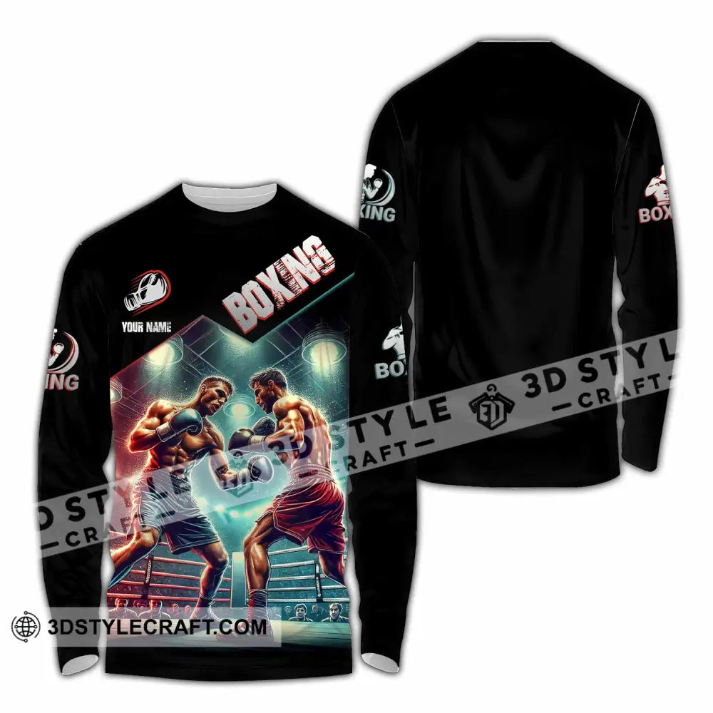 Unisex Shirt - Custom Boxing Shirt Long Sleeve Shirt / S T-shirt