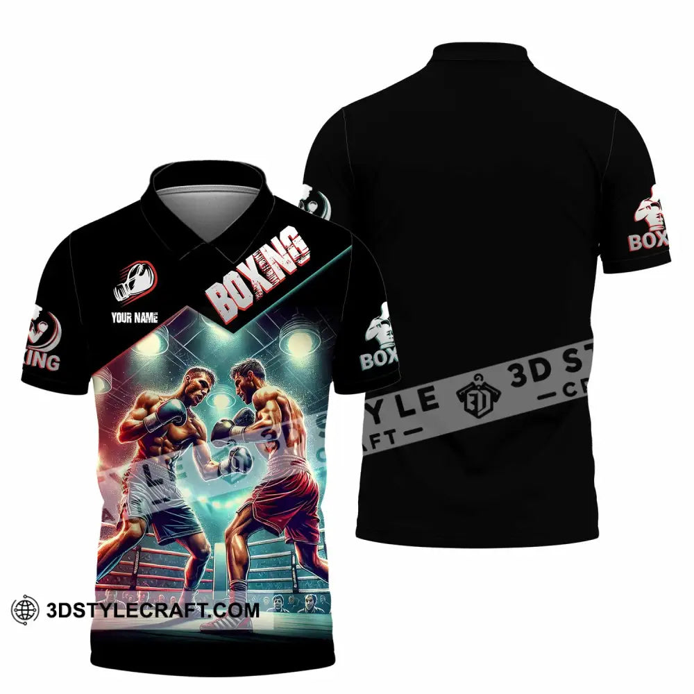 Unisex Shirt - Custom Boxing Shirt Polo Shirt / S T-shirt