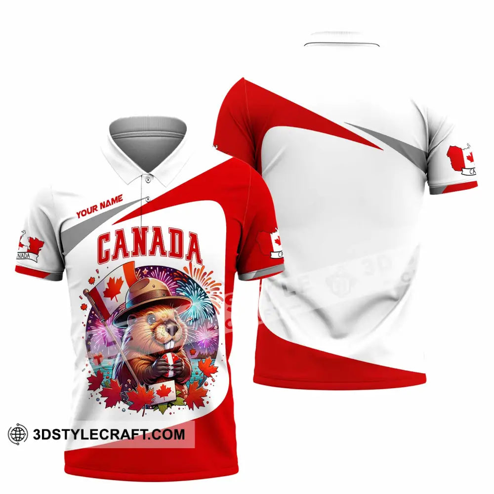 Unisex Shirt - Custom Canada Shirt Polo Shirt / S T-shirt