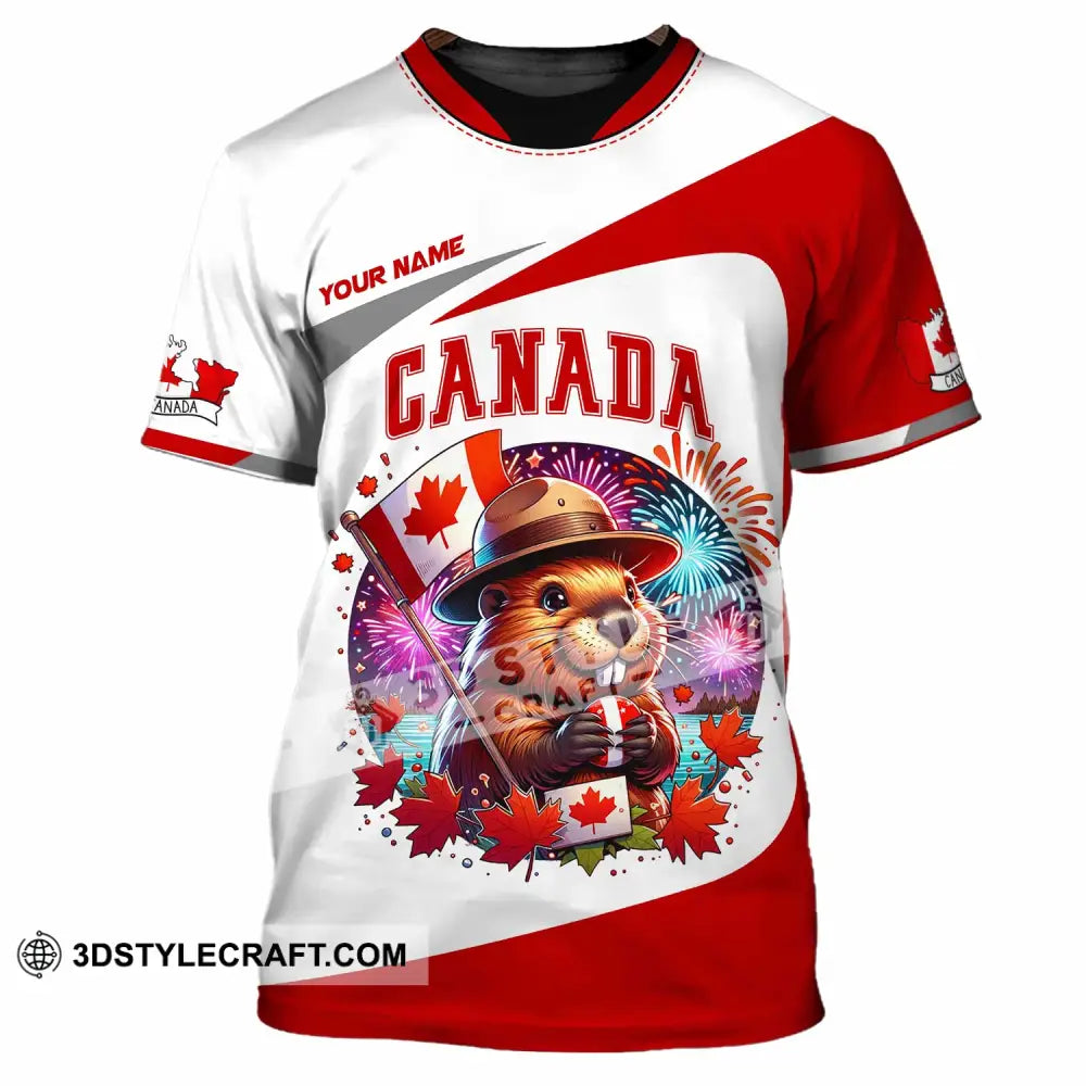 Unisex Shirt - Custom Canada Shirt T-Shirt / S T-shirt