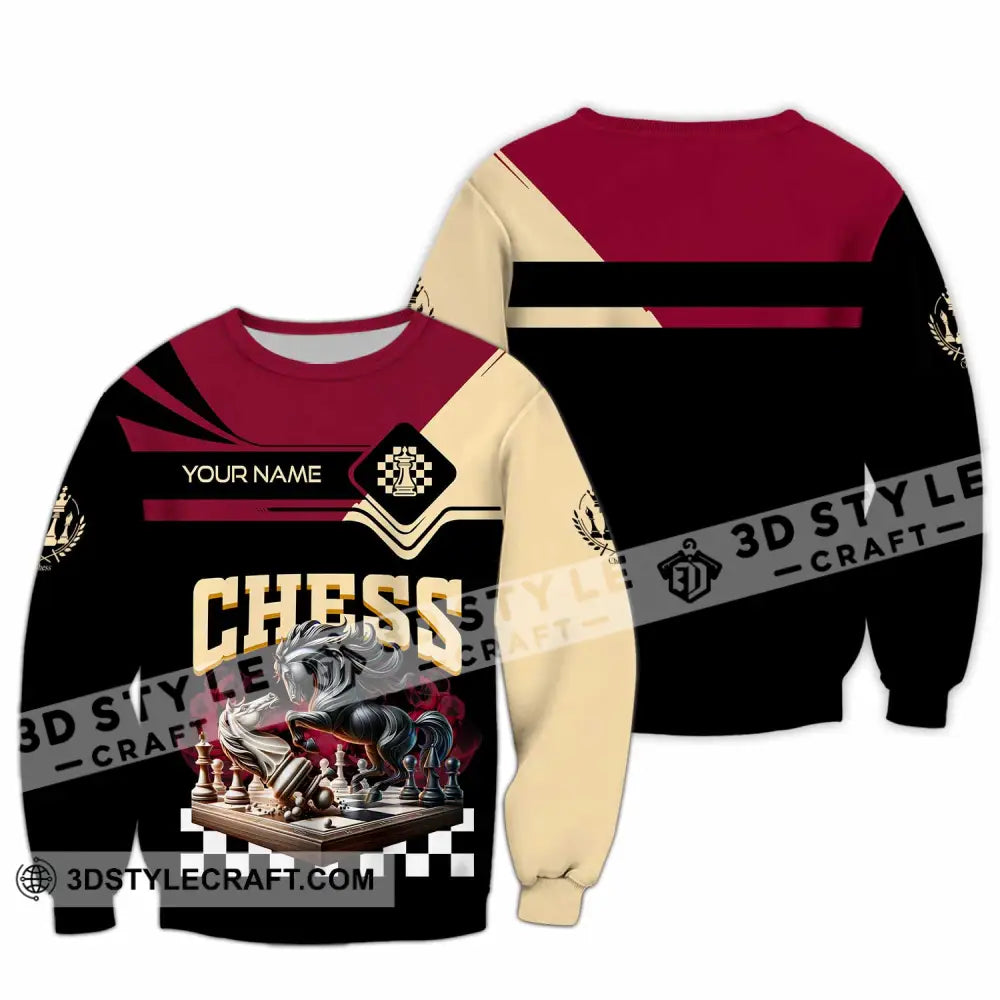 Unisex Shirt - Custom Chess Shirt Long Sleeve / S T-shirt