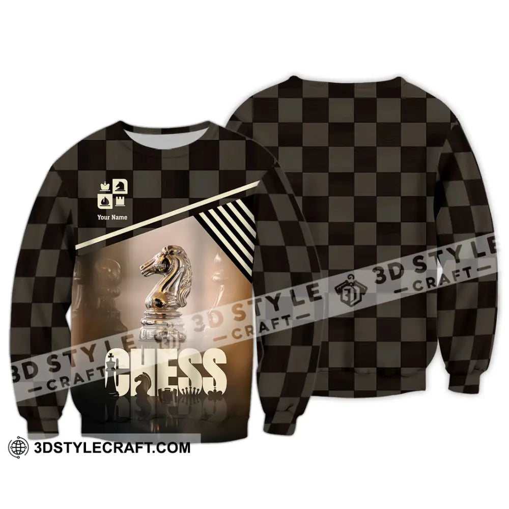 Unisex Shirt Custom Chess Shirt Long Sleeve / S T shirt