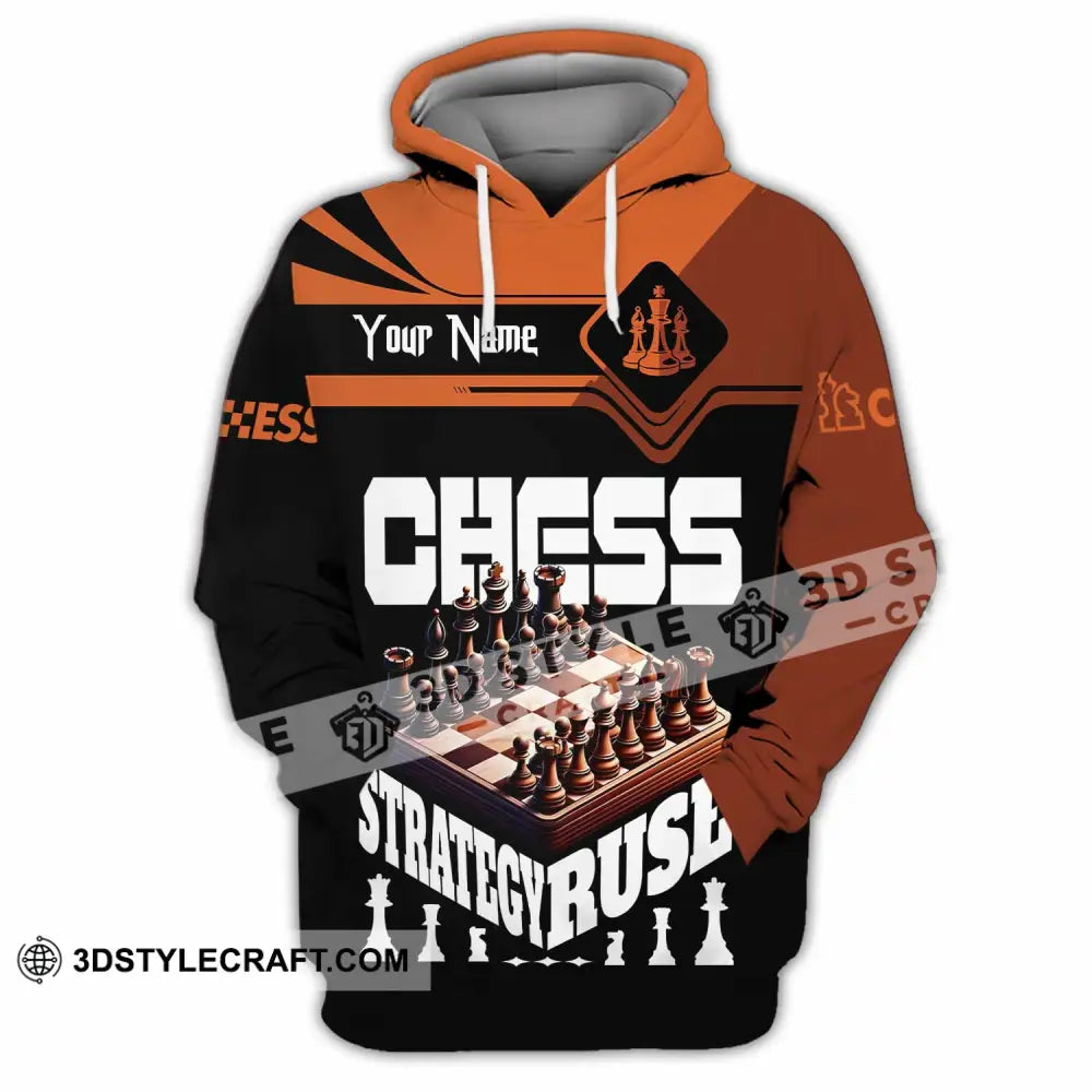 Unisex Shirt Custom Chess Strategy Ruse Shirt Hoodie / S T shirt