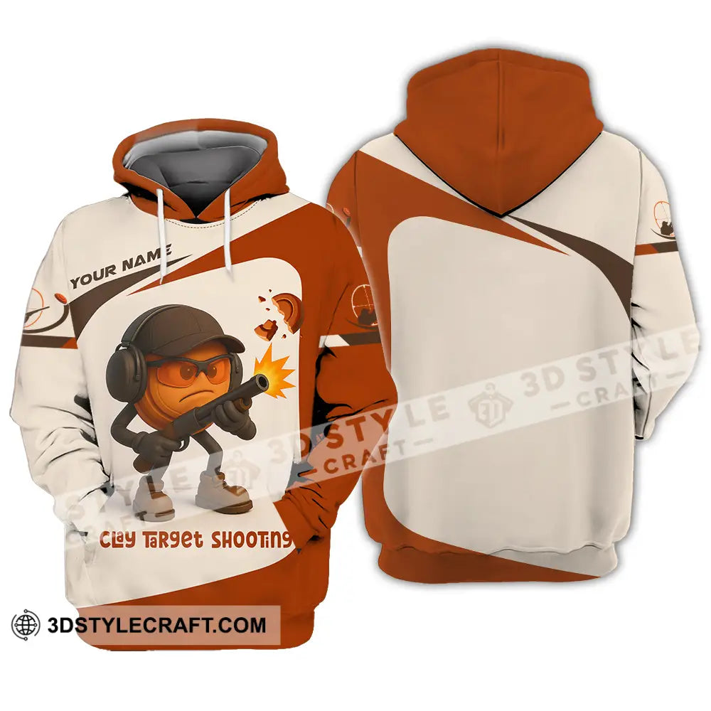 Unisex Shirt - Custom Clay Target Shooting Shirt Hoodie / S T-shirt