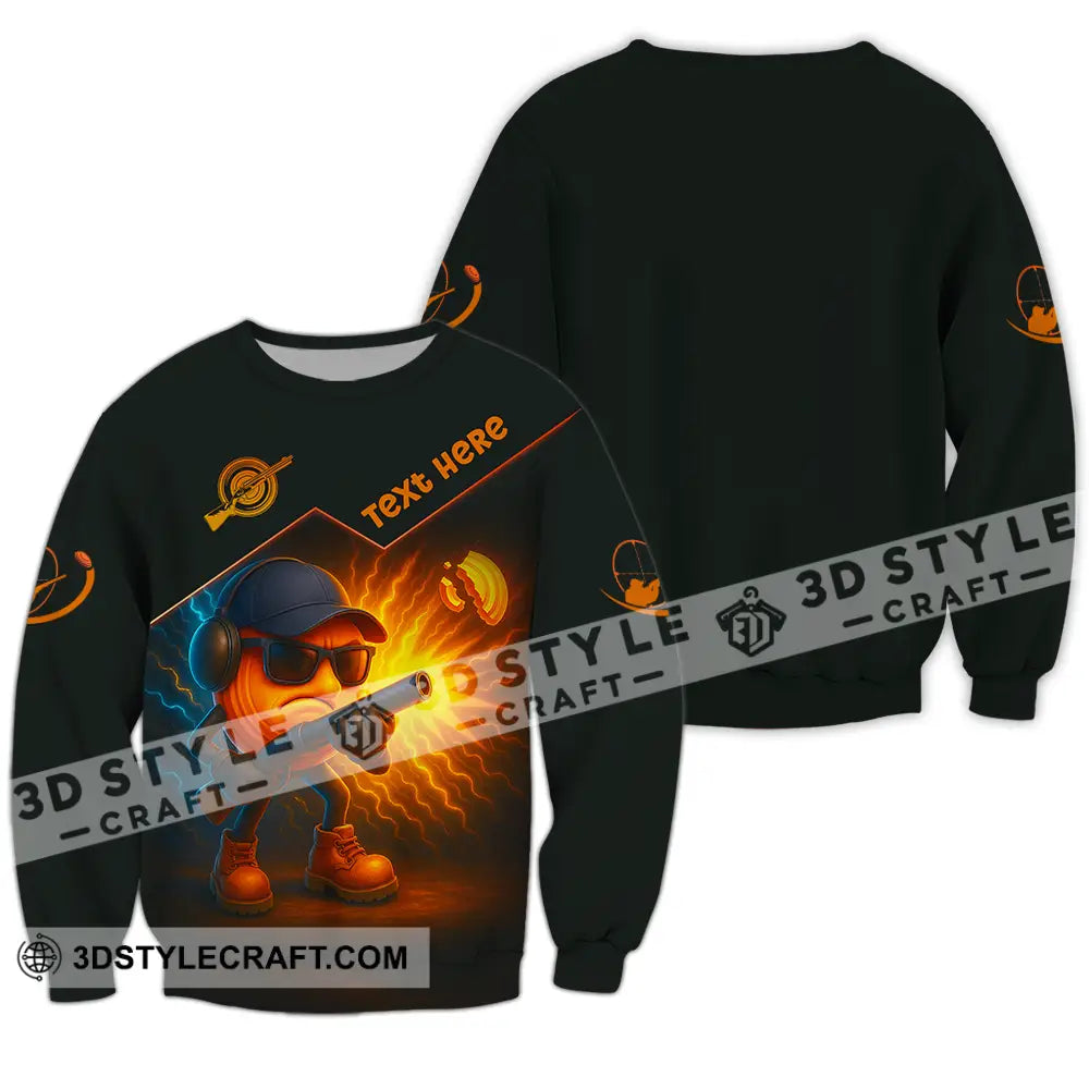 Unisex Shirt - Custom Clay Target Shooting Shirt Long Sleeve / S T-shirt