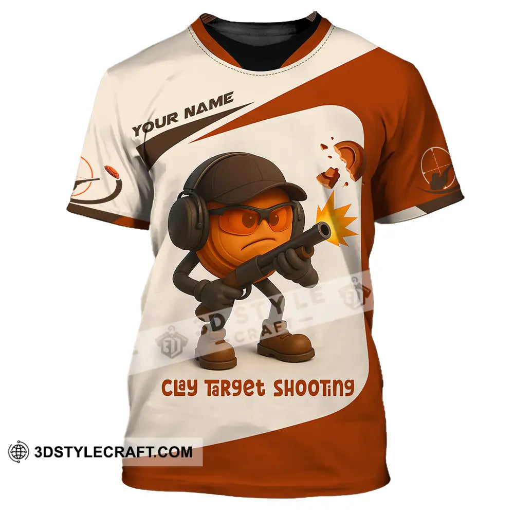 Unisex Shirt - Custom Clay Target Shooting Shirt T-Shirt / S T-shirt