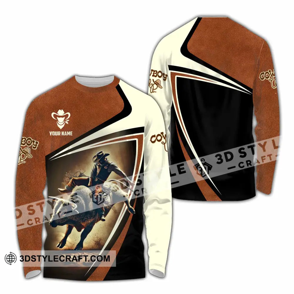 Unisex Shirt - Custom Cowboy Shirt Long Sleeve Shirt / S T-shirt