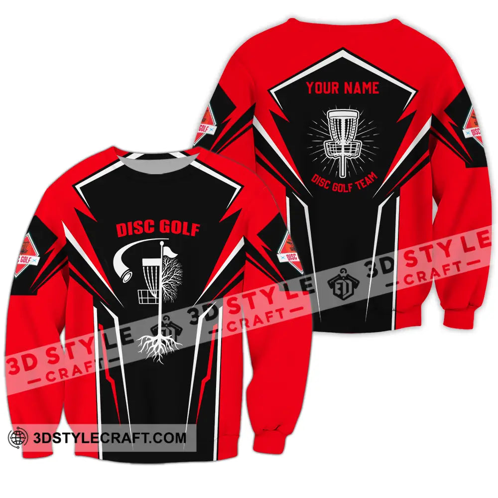 Unisex Shirt Custom Disc Golf Player Shirt Long Sleeve / S T shirt