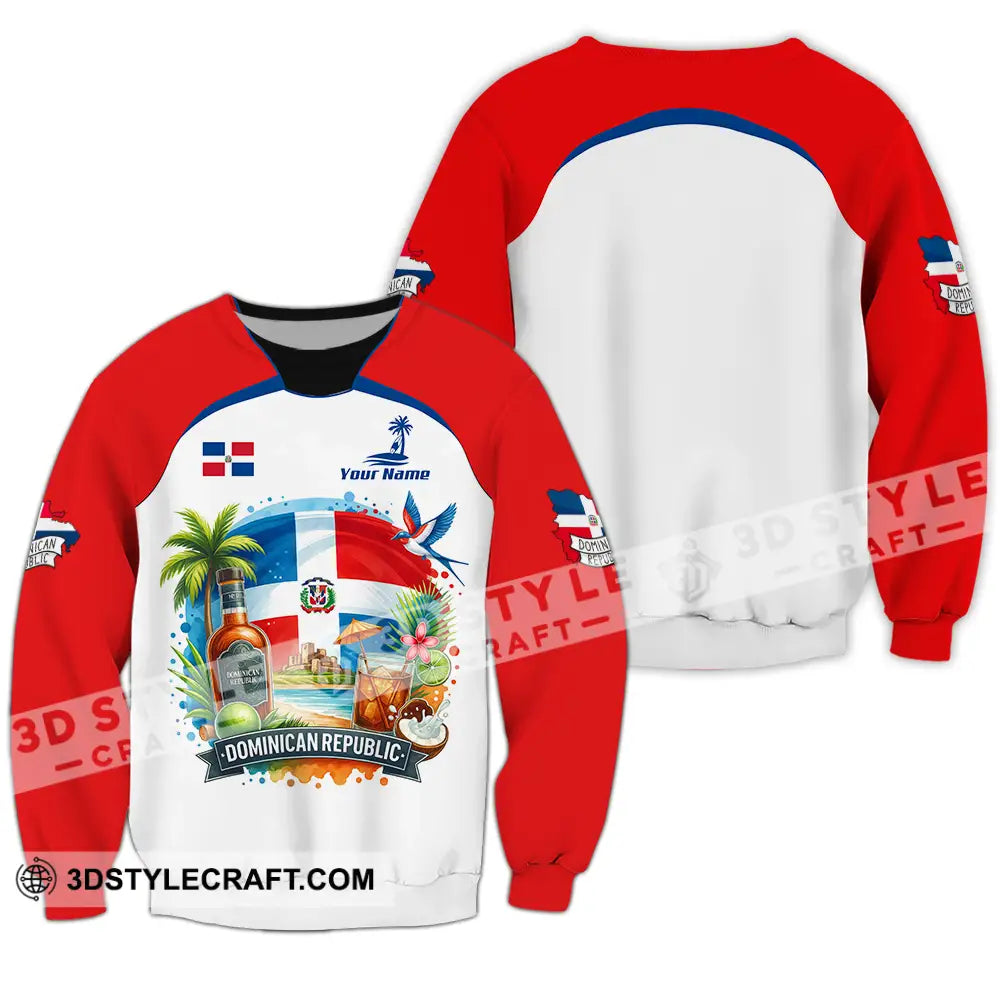 Unisex Shirt - Custom Dominican Republic Shirt Long Sleeve / S T-shirt