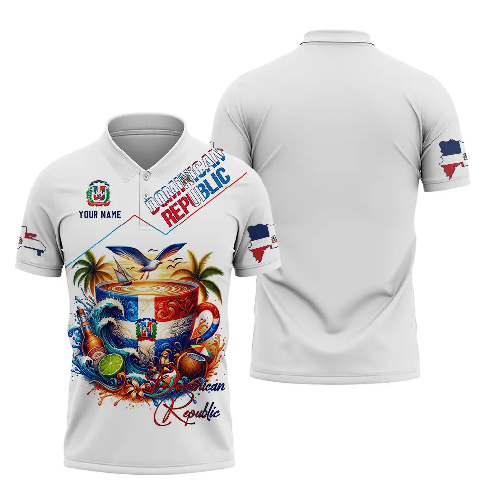 Unisex Shirt - Custom Dominican Republic Shirt Polo Shirt / S T-shirt