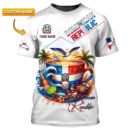 Unisex Shirt - Custom Dominican Republic Shirt T-shirt