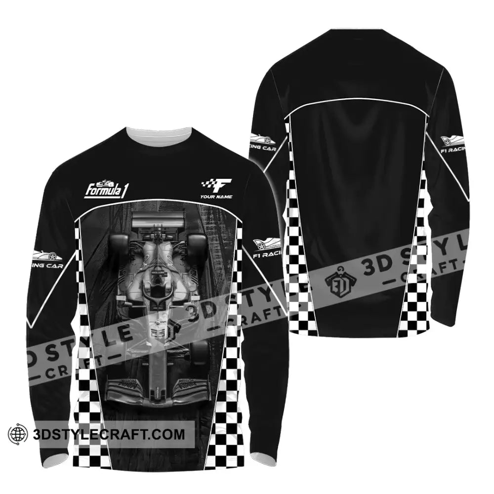 Unisex Shirt - Custom Formula 1 Shirt Long Sleeve Shirt / S T-shirt