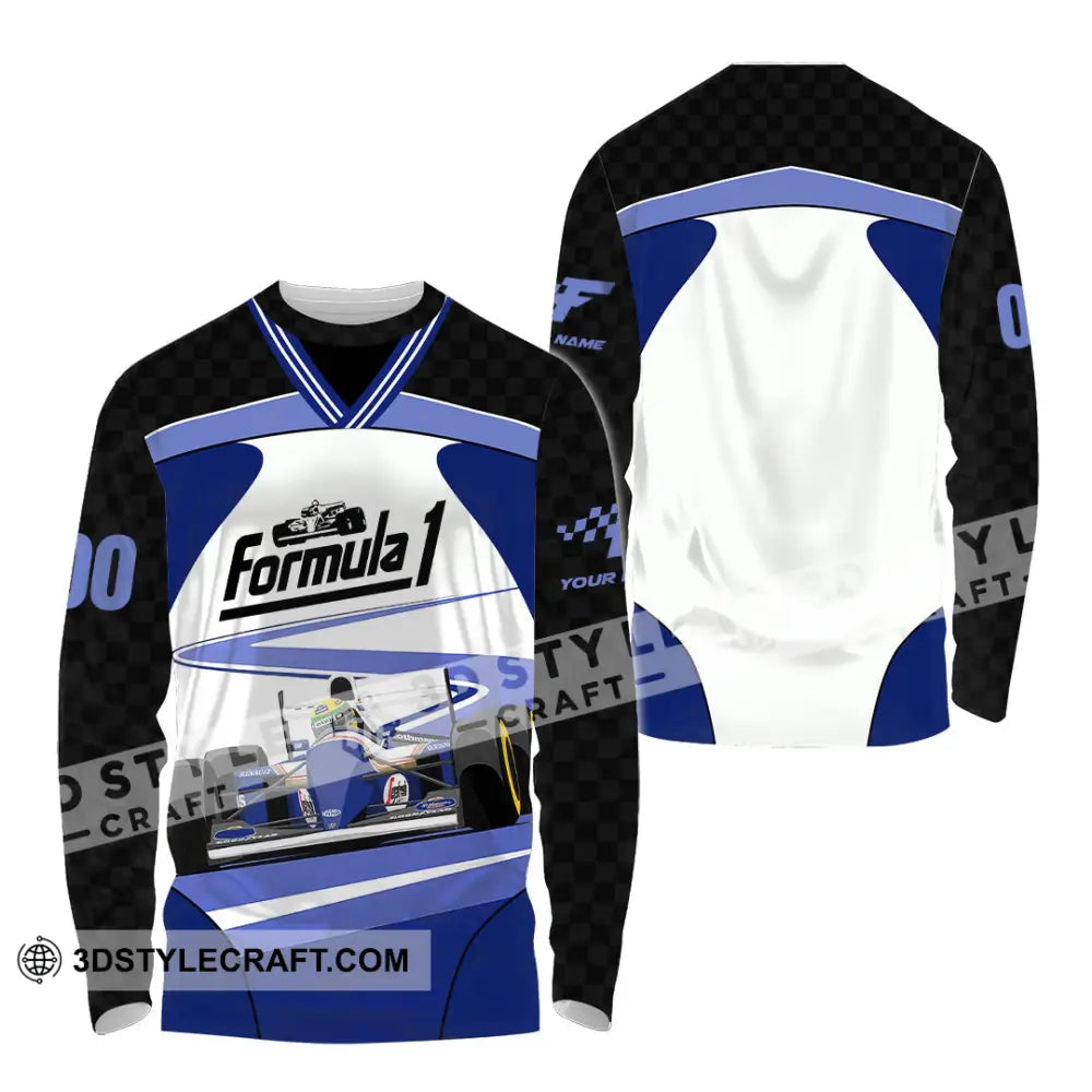 Unisex Shirt - Custom Formula 1 Shirt Long Sleeve Shirt / S T-shirt