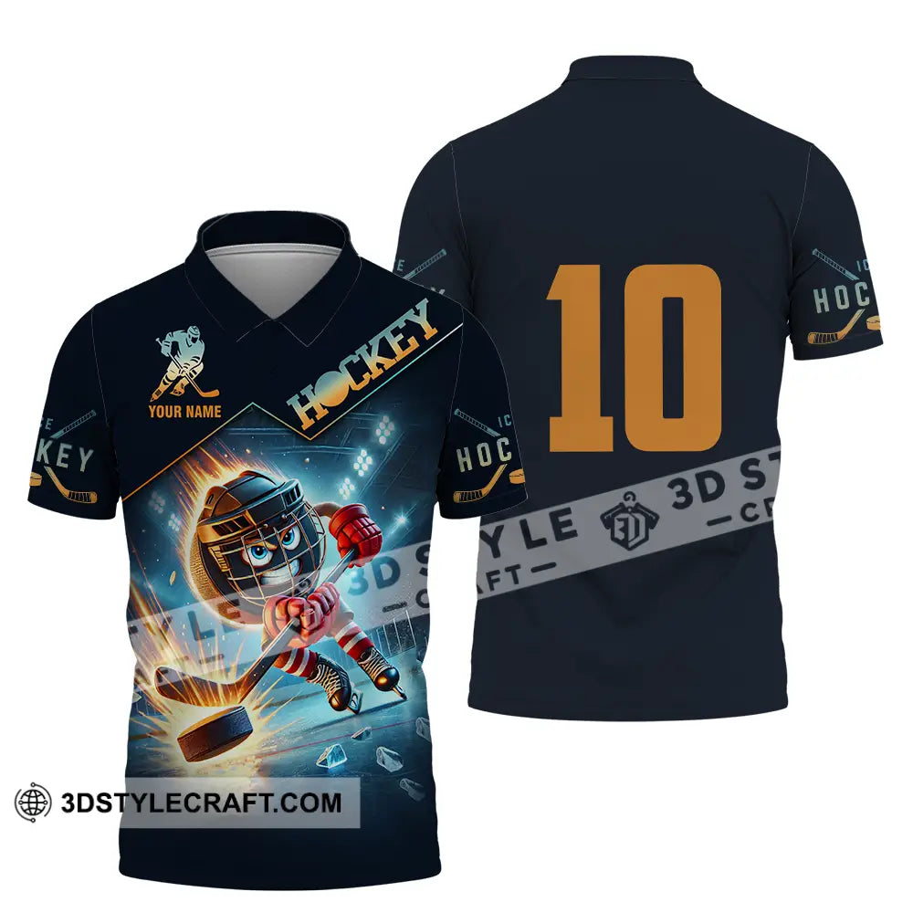 Unisex Shirt - Custom Hockey Shirt Polo Shirt / S T-shirt