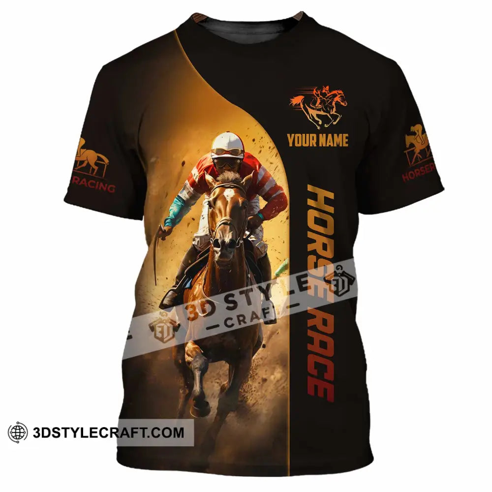 Unisex Shirt Custom Horse Race Shirt T Shirt / S T shirt