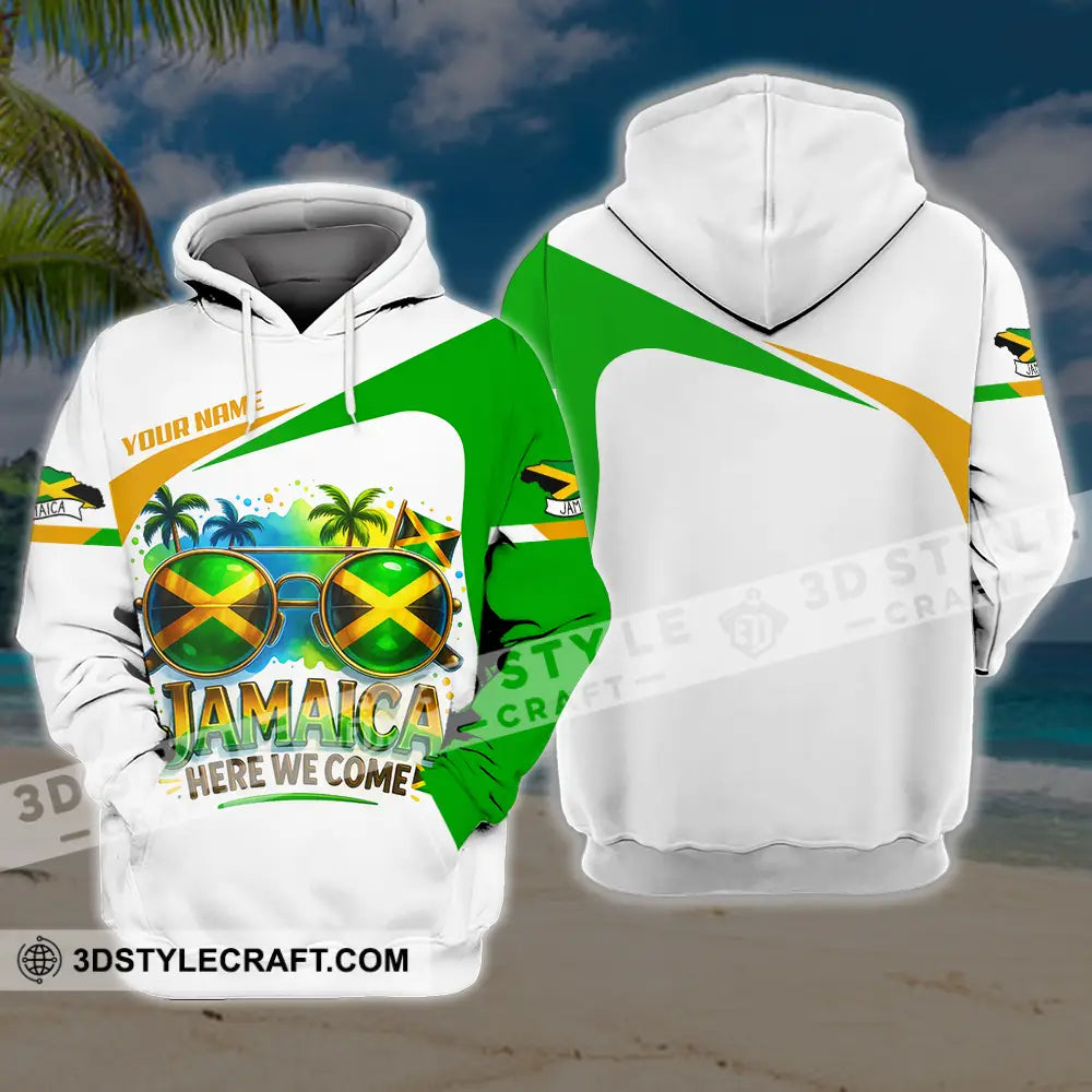Unisex Shirt - Custom Jamaica Here We Come Shirt Hoodie / S T-shirt