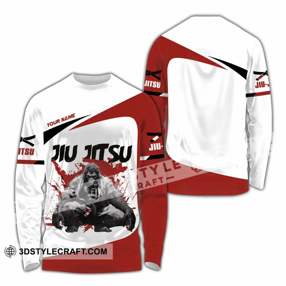 Unisex Shirt Custom Jiu Jitsu Shirt Long Sleeve Shirt / S T shirt
