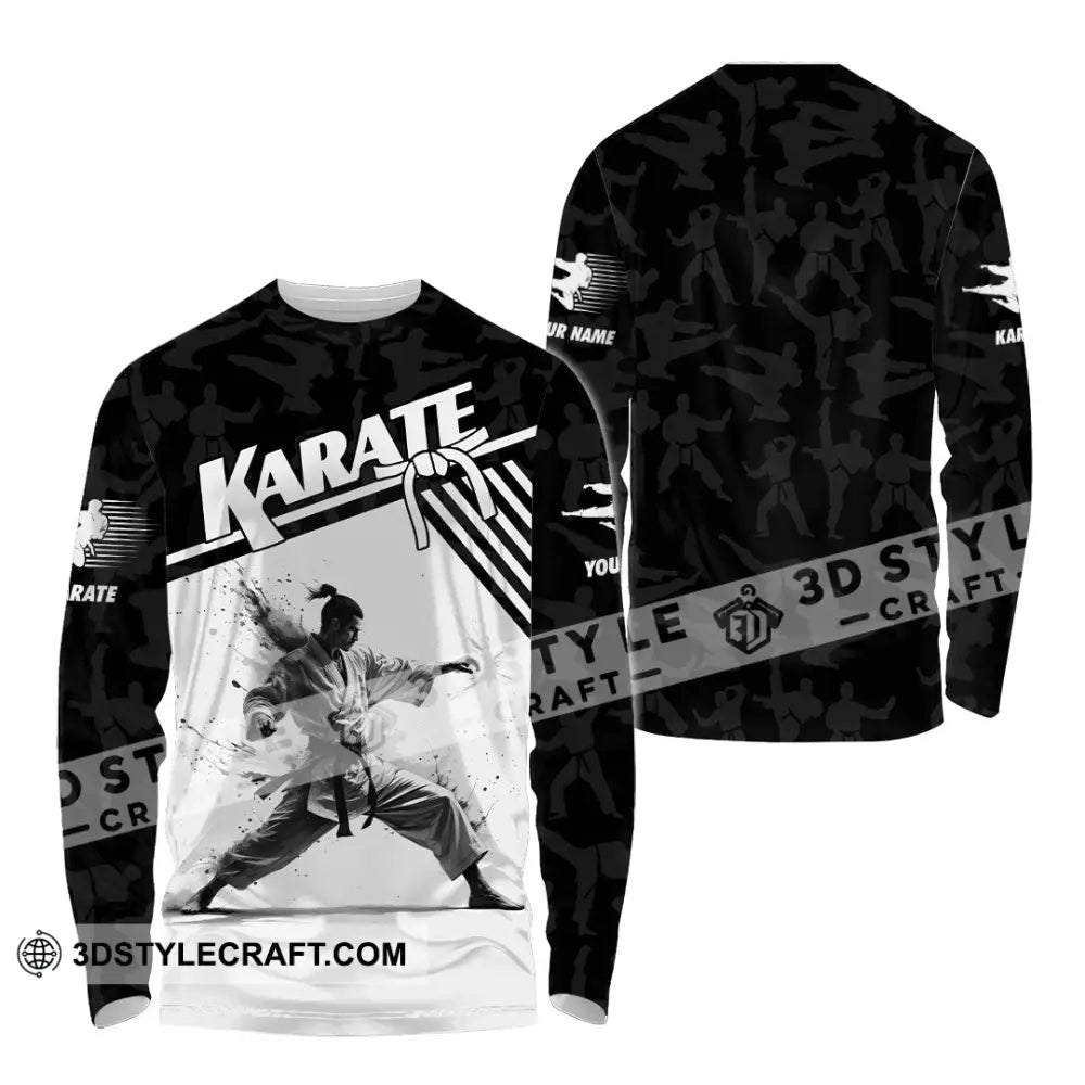 Unisex Shirt - Custom Karate Shirt Long Sleeve Shirt / S T-shirt