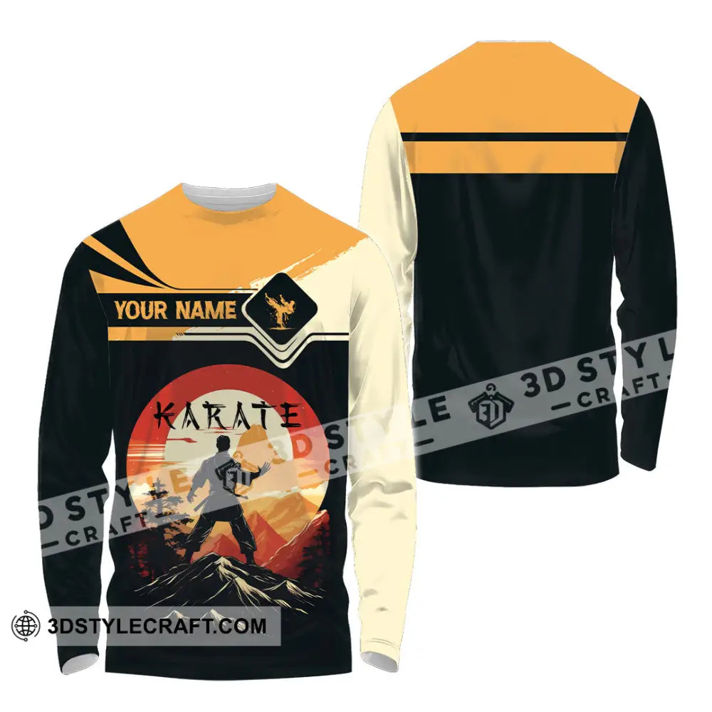 Unisex Shirt Custom Karate Shirt Long Sleeve Shirt / S T shirt