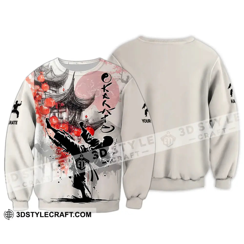 Unisex Shirt Custom Karate Shirt Long Sleeve / S T shirt