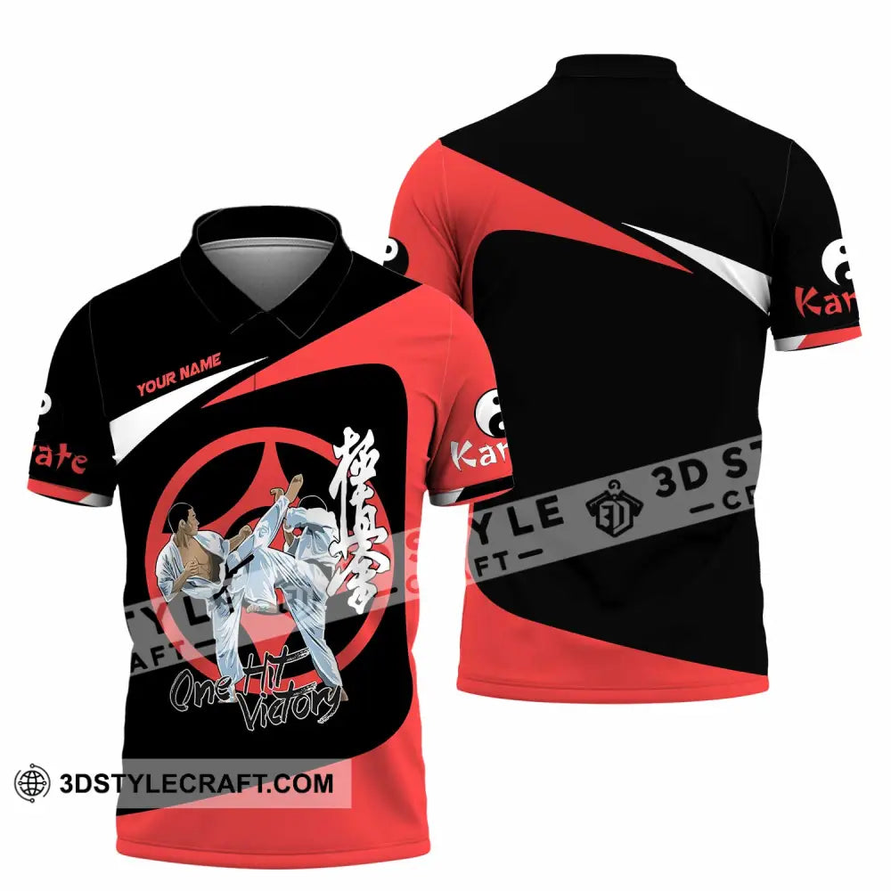 Unisex Shirt - Custom Karate One Hit Victory Shirt Polo Shirt / S T-shirt