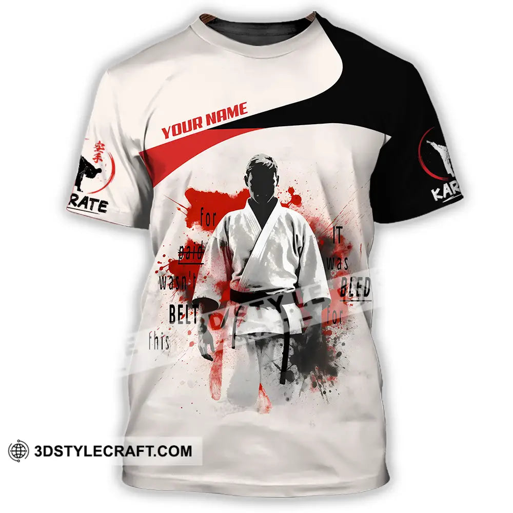 Unisex Shirt - Custom Karate Player Shirt T-Shirt / S T-shirt