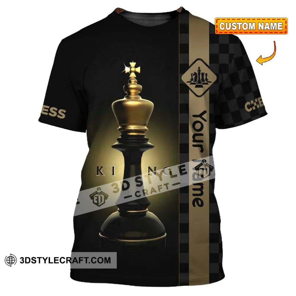 Unisex Shirt - Custom King Of Chess Shirt T-shirt