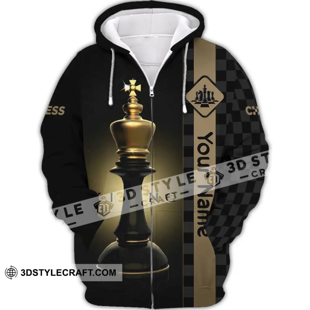 Unisex Shirt - Custom King Of Chess Shirt Zipper Hoodie / S T-shirt