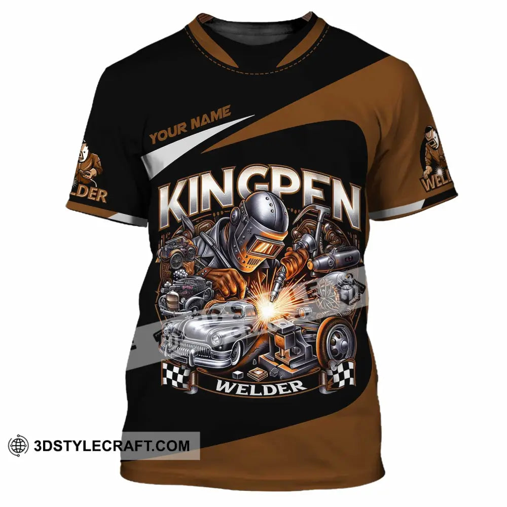 Unisex Shirt - Custom Kingpen Welder Shirt T-Shirt / S T-shirt