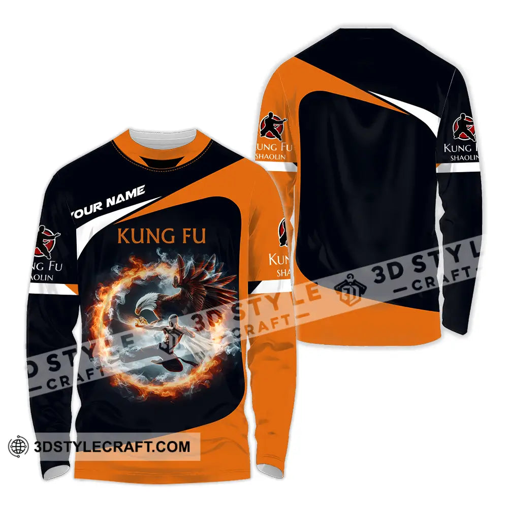 Unisex Shirt Custom Kung Fu Shirt Long Sleeve Shirt / S T shirt