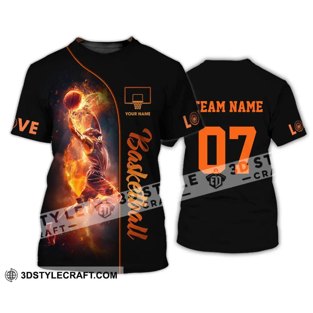 Unisex Shirt - Custom Love Basketball Shirt T-Shirt / S T-shirt