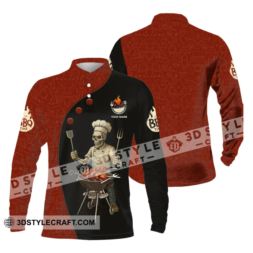 Unisex Shirt - Custom Master Chef Shirt Long Sleeve Polo / S T-shirt