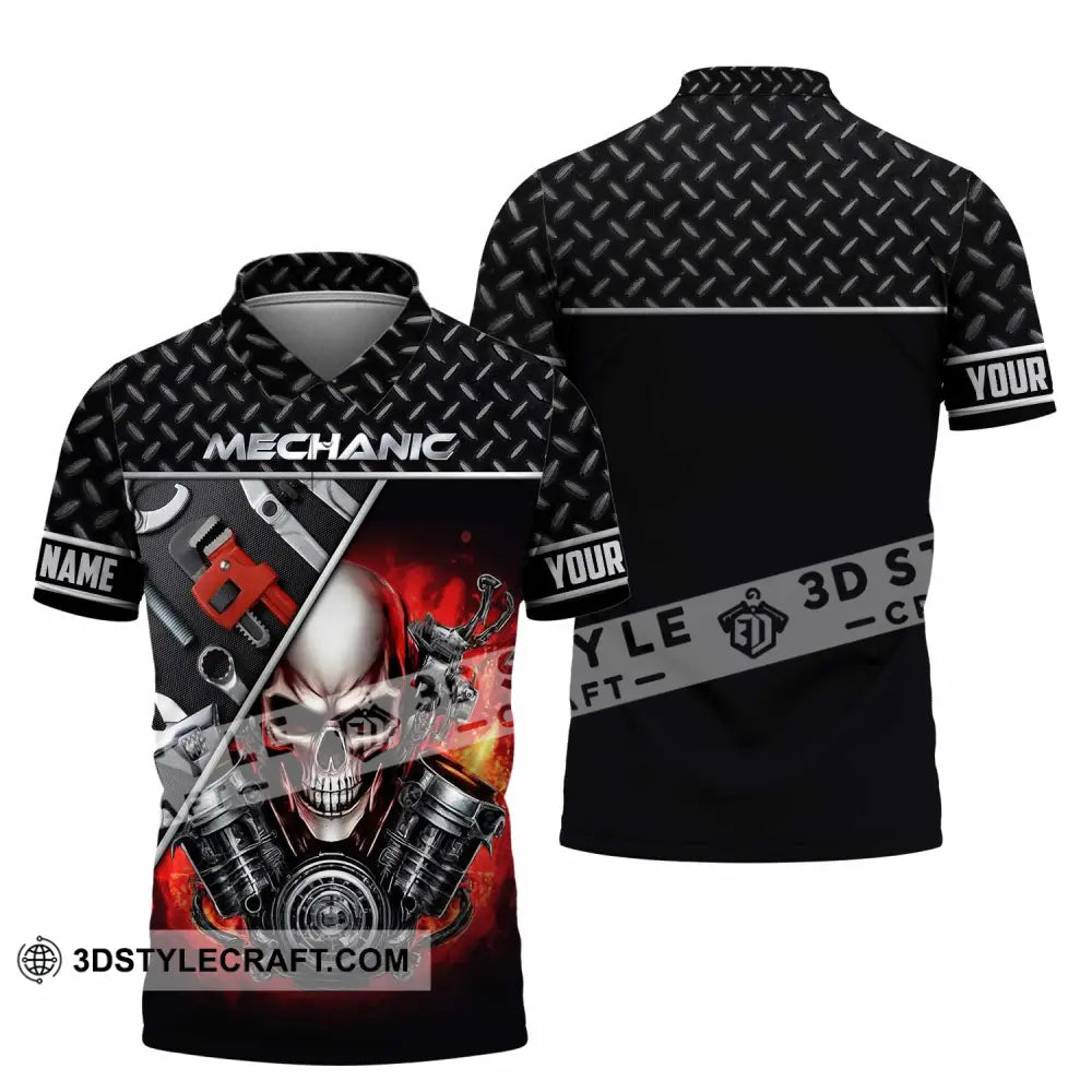 Unisex Shirt Custom Mechanic Shirt Polo Shirt / S T shirt