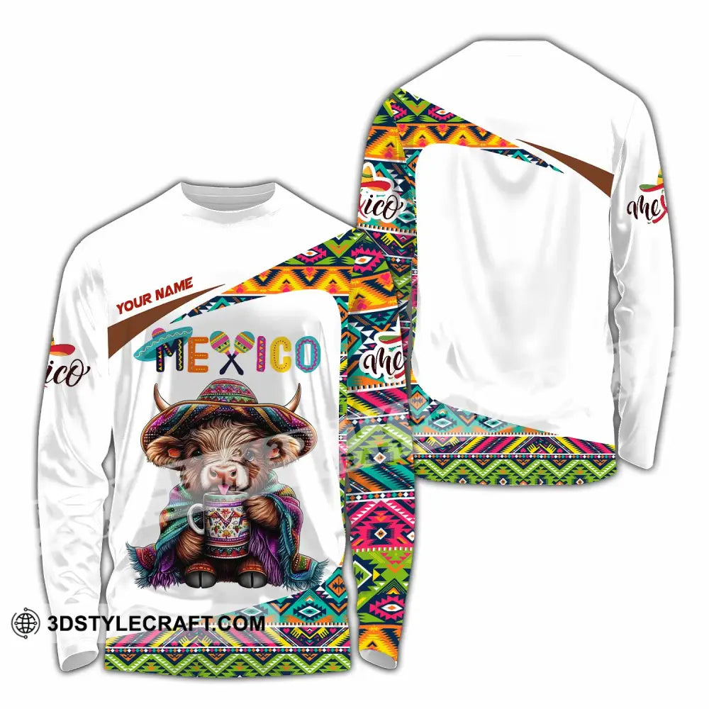 Unisex Shirt - Custom Mexico Shirt Long Sleeve Shirt / S T-shirt